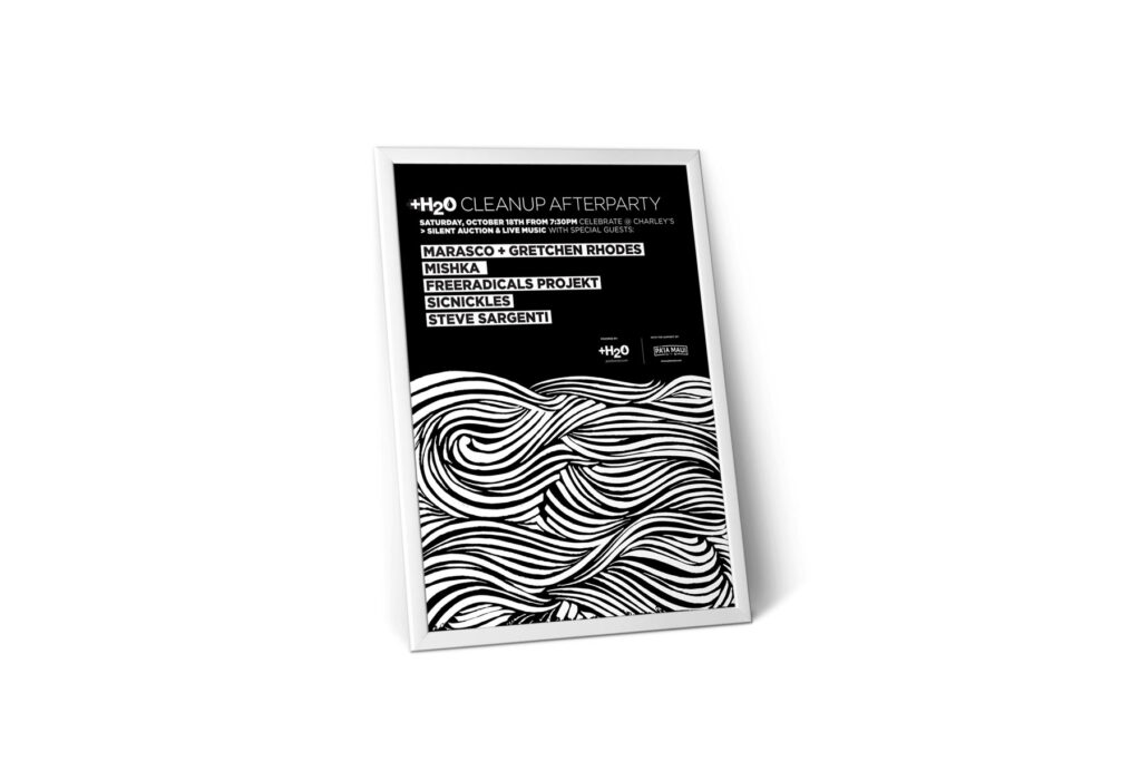 +H2O Clean Up Poster